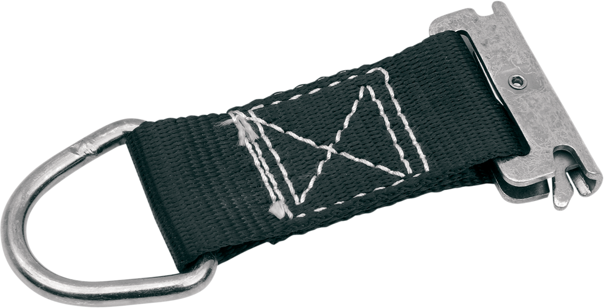 PARTS UNLIMITED E-Track Strap - 7" - Black 3920-0070