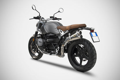 ZARD Stainless Limited Edition High Mount Slip-on Exhaust for the BMW R NineT Scrambler (16-20)