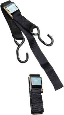 PARTS UNLIMITED Cam Buckle Tie-Down - 1" x 5-1/2' - Black 3920-0071