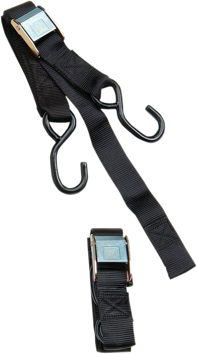PARTS UNLIMITED Cam Buckle Tie-Down - 1" x 5-1/2' - Black 3920-0071