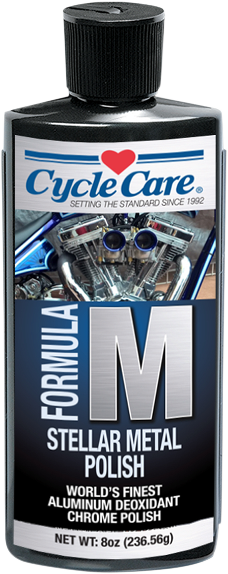 CYCLE CARE FORMULAS Formula M Aluminum/Chrome Polish - 8 oz. net wt. 55008