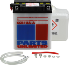 PARTS UNLIMITED Battery - YB12A-A with Sensor SCB12A-A-FP