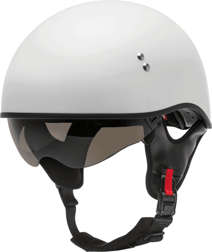 Hh 65 Half Helmet Naked Matte White Lg