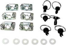 CYCLE PERFORMANCE PROD. D-Ring Kit - Black Clips CPP/9030BK
