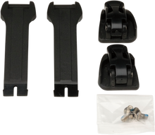 MOOSE OFFROAD Strap/Buckle Kit - Child - Short - Black 3430-0840
