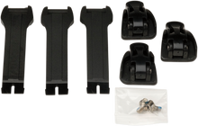 MOOSE OFFROAD Strap/Buckle Kit - Youth - Short - Black 3430-0842