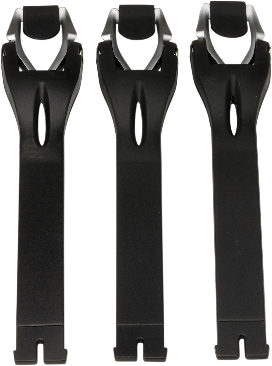 MOOSE OFFROAD Strap/Buckle Kit - Long - Black 3430-0845