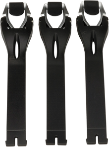 MOOSE OFFROAD Strap/Buckle Kit - Long - Black 3430-0845