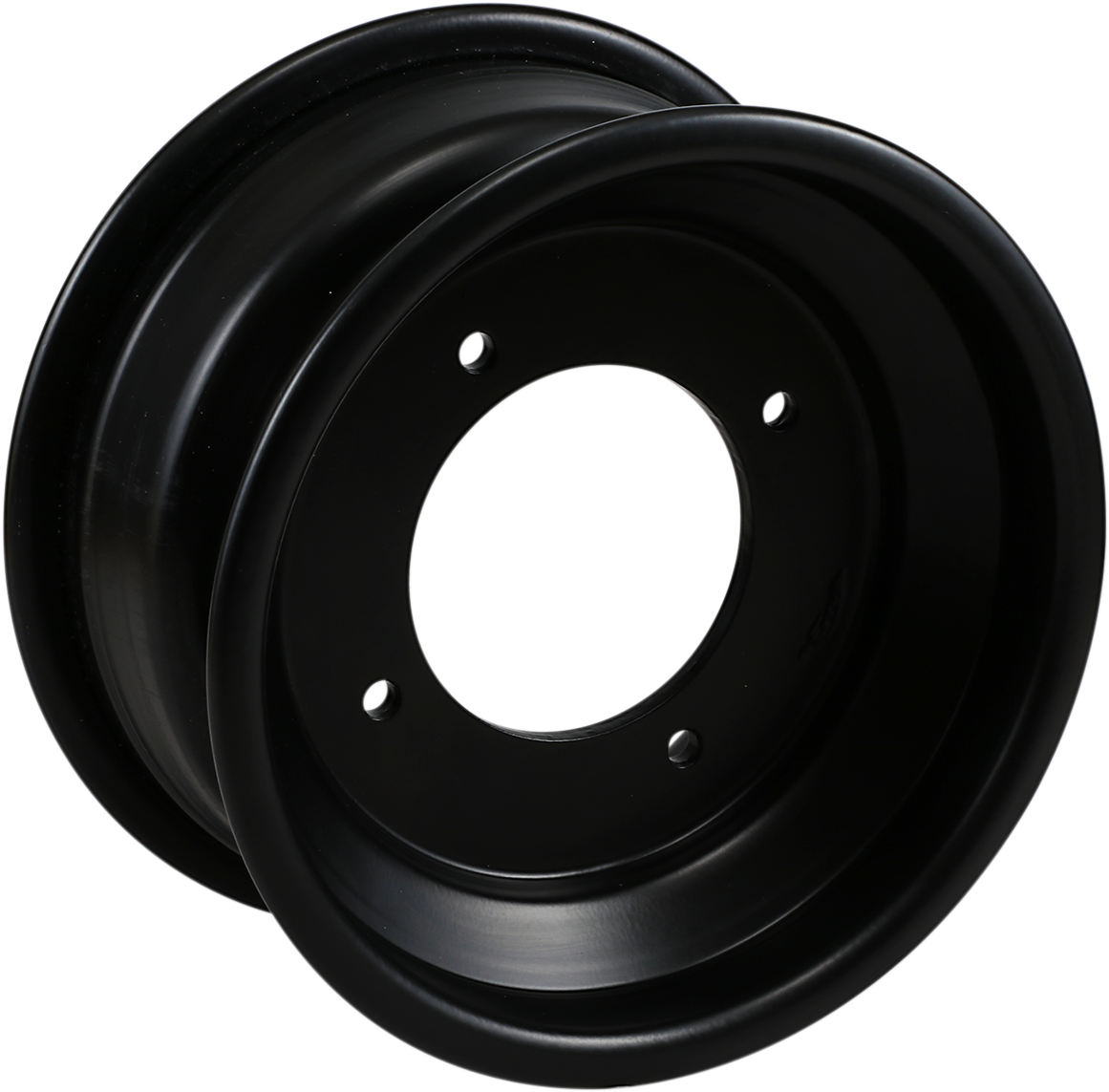 AMS Wheel - Spun - Rolled-Lip - Front - Black - 10x5 - 4/156 - 3+2 261RL105156B3