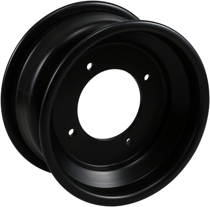 AMS Wheel - Spun - Rolled-Lip - Front - Black - 10x5 - 4/156 - 3+2 261RL105156B3