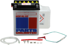 PARTS UNLIMITED Battery - YB14L-A2 with Sensor SCB14L-A2-FP