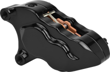 4 Piston Front Caliper L/H Black W/ 11.8" Rotor