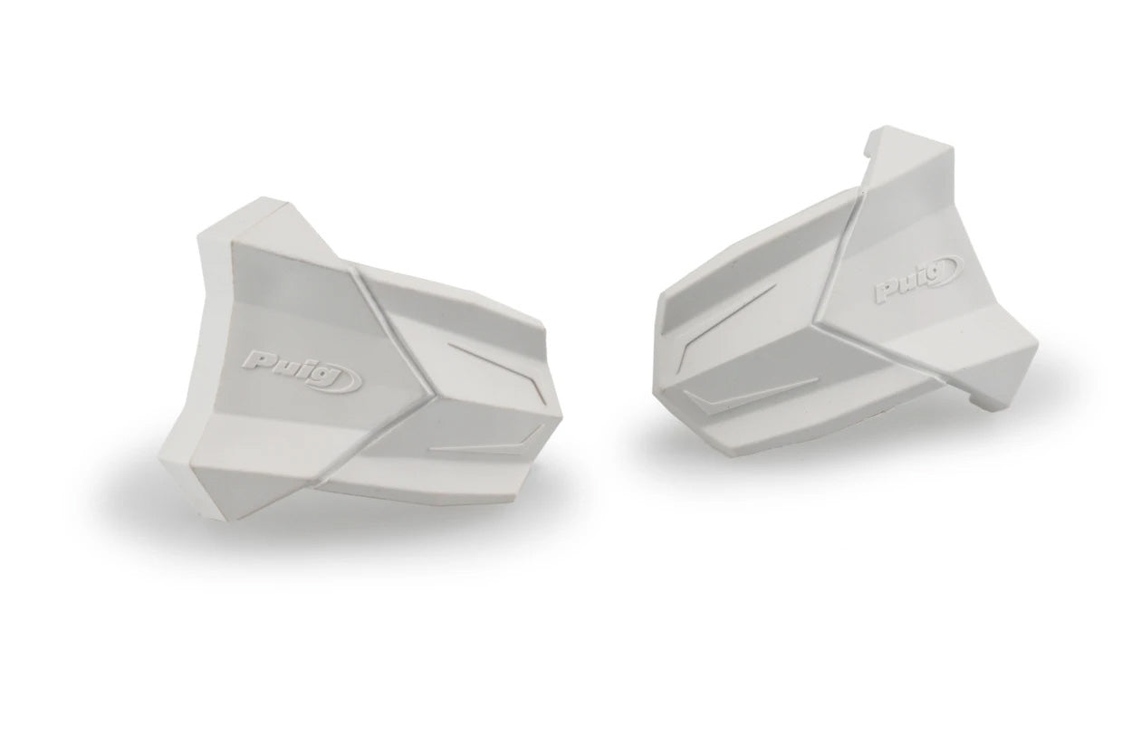 Rubber End Replacement Frame Slider R19 Pair White