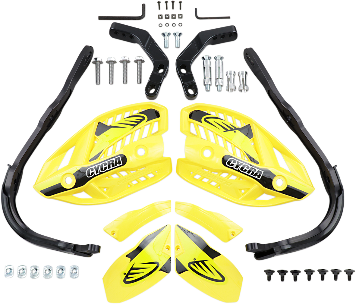 CYCRA Ultra Probend HCM Handguards - 7/8" - Husqvarna Yellow 1CYC-7505-56HCM