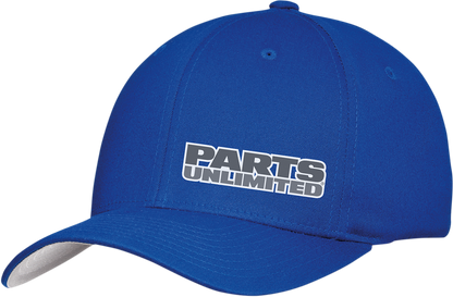 THROTTLE THREADS Parts Unlimited Curved Bill Hat - Blue - Large/XL PSU29H51RBLR