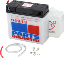 PARTS UNLIMITED Battery - 51913 12C16A-3A-FP