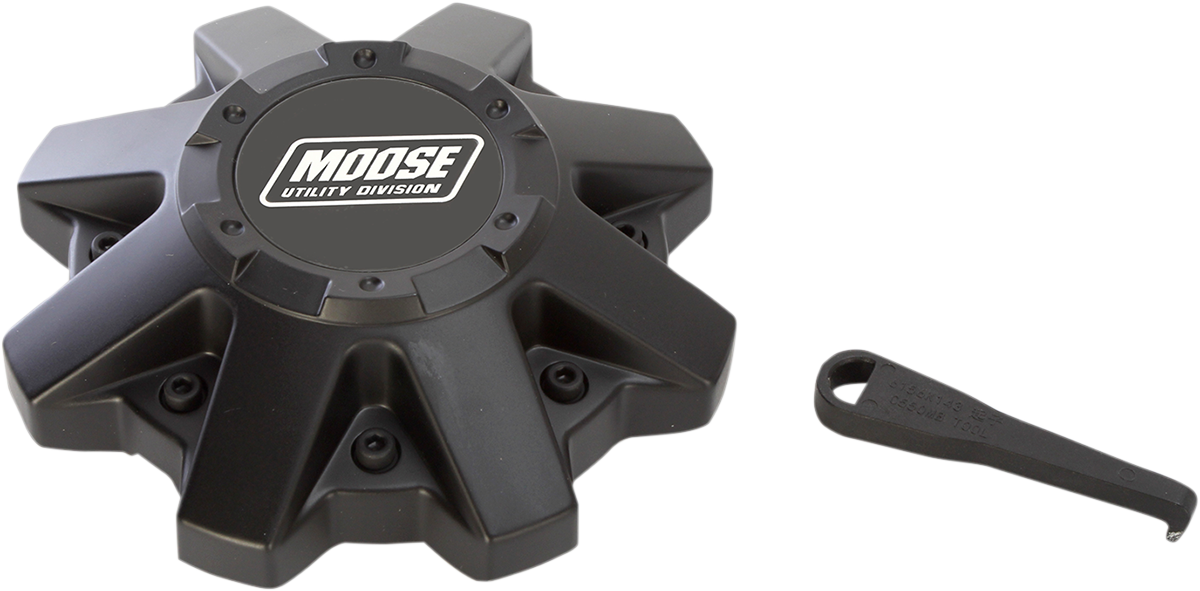 MOOSE OFFROAD Center Cap - Replacement/Wheel - 548X - Black C550MB-MO