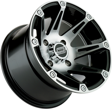 MOOSE OFFROAD Wheel - 387X - Rear - Machined Black - 12x8 - 4/156 - 4+4 387MO128156BW4