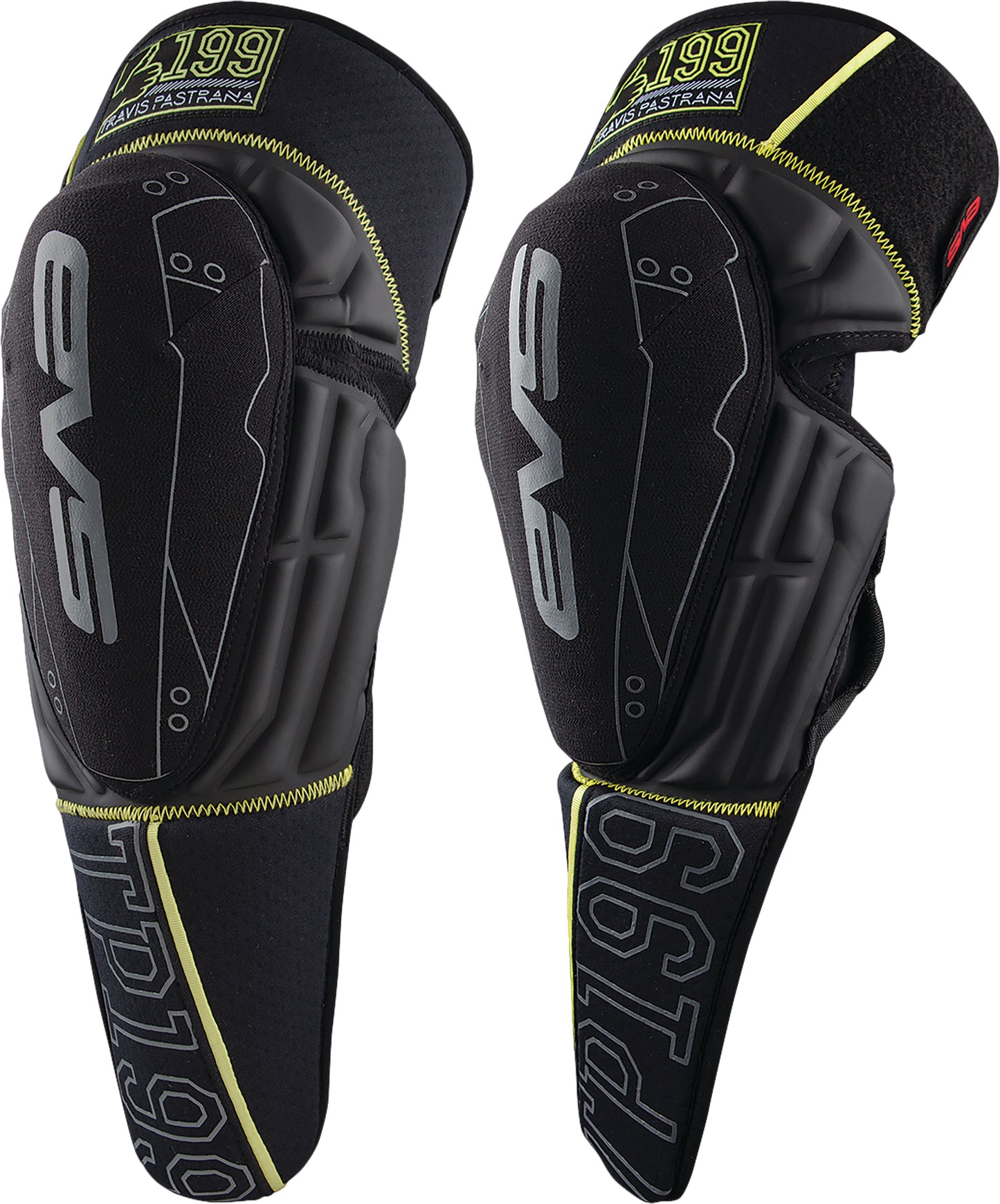 Tp199 Knee Guards Black/Hi Vis Youth