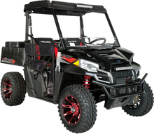 MOOSE OFFROAD Wheel - 387X - Front - Anodized Red/Black - 14x7 - 4/156 - 4+3 387MO147156BWR4