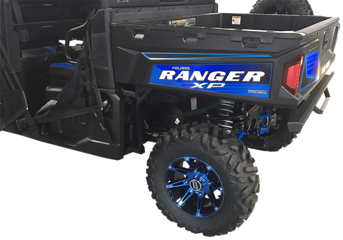 MOOSE OFFROAD Wheel - 387X - Front - Anodized Blue/Black - 12x7 - 4/136 - 4+3 387MO127136BWB4