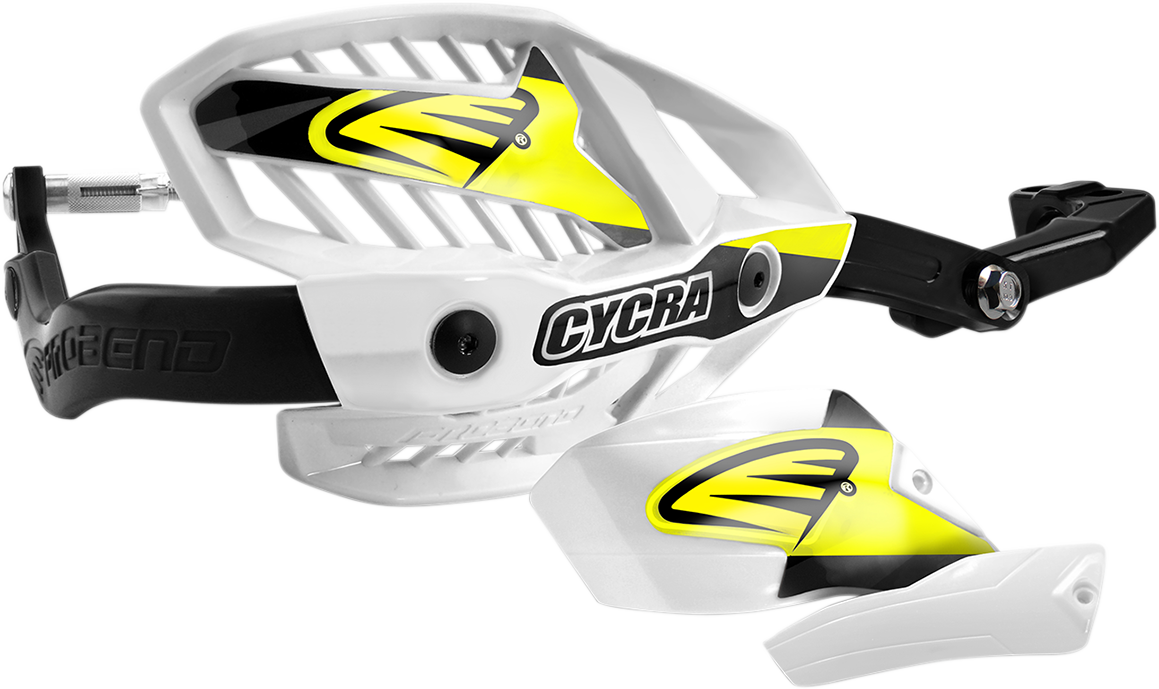 CYCRA Ultra Probend HCM Handguards - 1-1/8" - White 1CYC-7506-42HCM