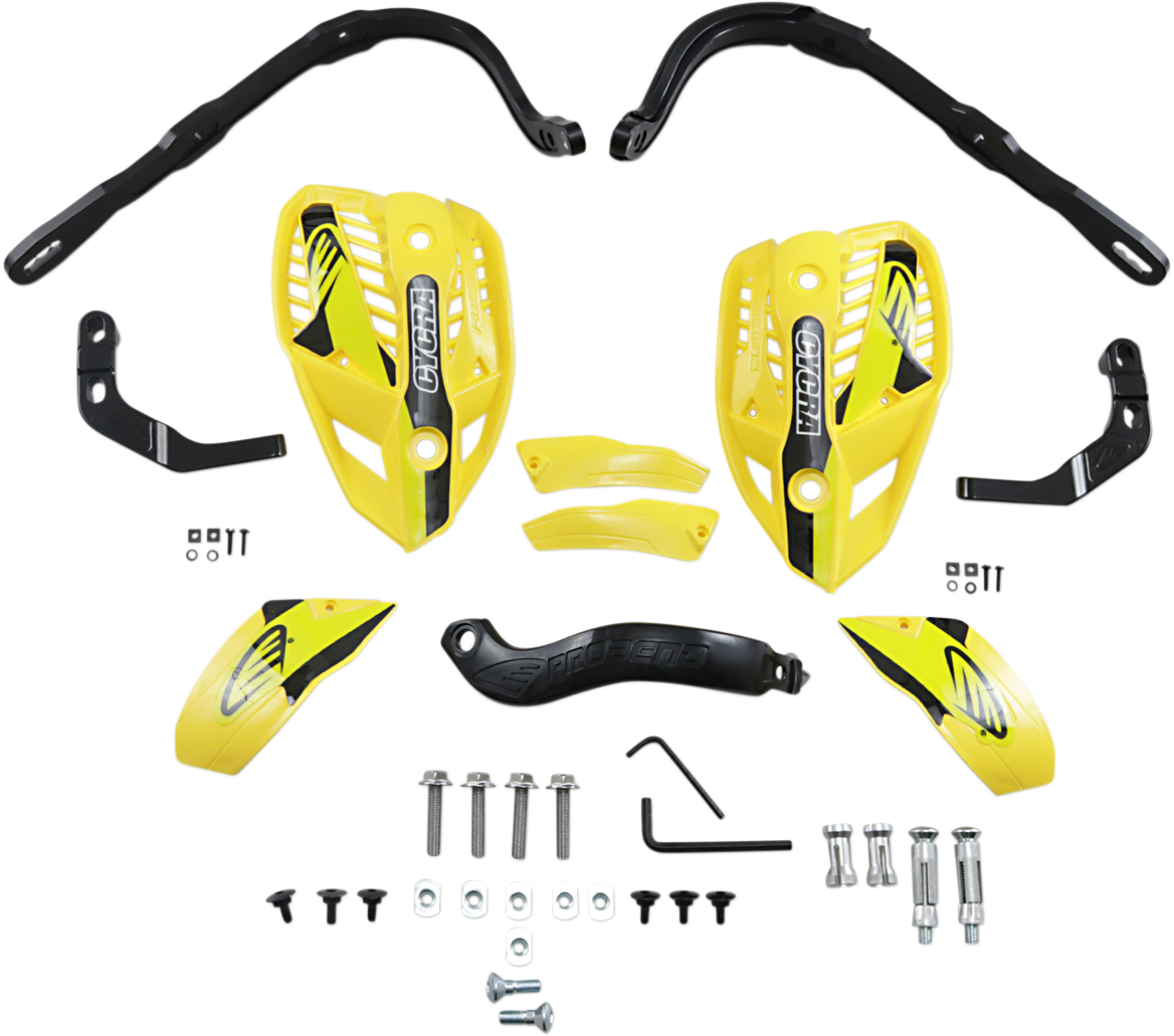 CYCRA Ultra Probend HCM Handguards - 1-1/8" - Husqvarna Yellow 1CYC-7506-56HCM