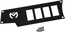 MOOSE OFFROAD Dash Plate - Left - Black 100-4340-PU