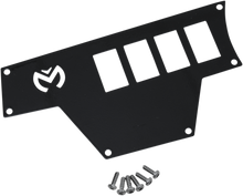 MOOSE OFFROAD Dash Plate - Large - Left - Black 100-4360-PU