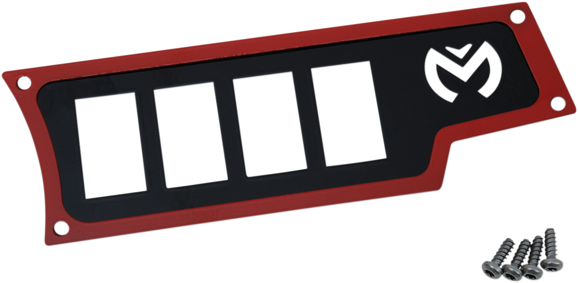 MOOSE OFFROAD Dash Plate - Right - Red 100-4353-PU