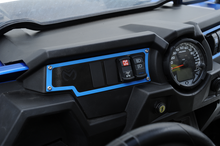MOOSE OFFROAD Dash Plate - Left - Blue 100-4342-PU