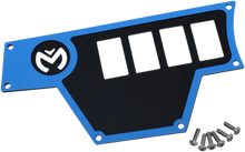 MOOSE OFFROAD Dash Plate - Large - Left - Blue - 100-4362-PU