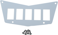 MOOSE OFFROAD Dash Plate - 5 Switch - White 100-4381-PU