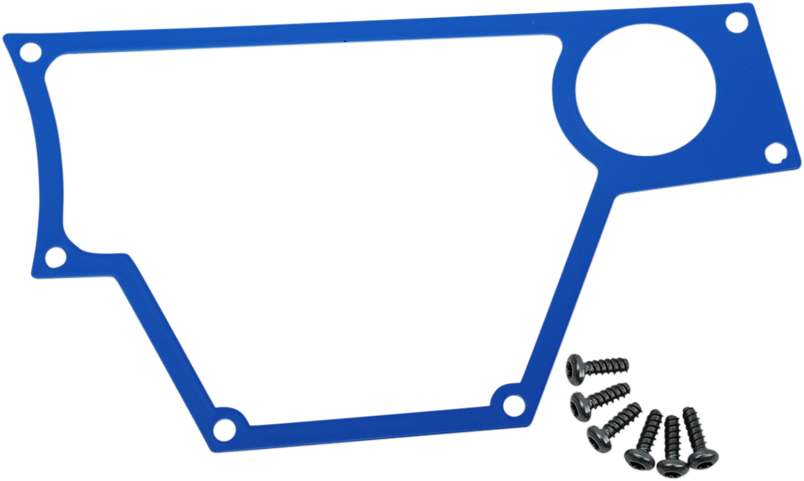 MOOSE OFFROAD Dash Plate - Large - Right - Blue 100-4372-PU
