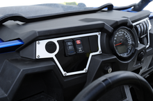 MOOSE OFFROAD Dash Plate - Large - Left - White 100-4361-PU