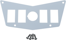 MOOSE OFFROAD Dash Plate - 4 Switch - White 100-4391-PU