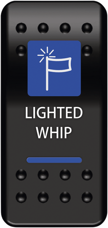 MOOSE OFFROAD Rocker Switch - Lighted Whip WHP-PWR