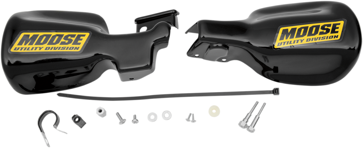 MOOSE OFFROAD Contoured Handguards - Honda - Black CMU59458-0