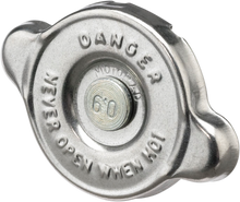 MOOSE OFFROAD Radiator Cap - Silver - 13 PSI - Arctic Cat/Polaris 100-2120-PU