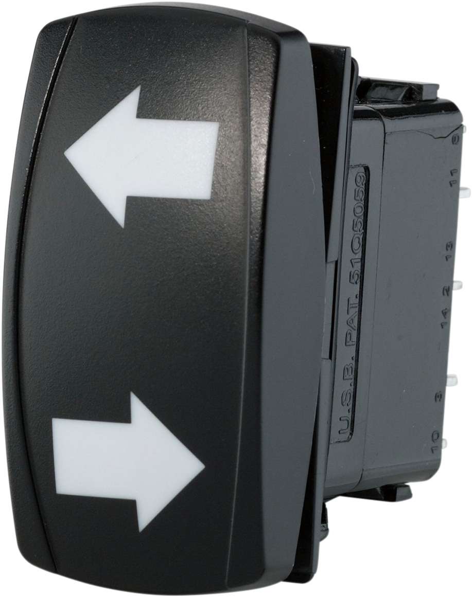 MOOSE OFFROAD Rocker Switch - Left/Right Arrow TURN-SW-Y