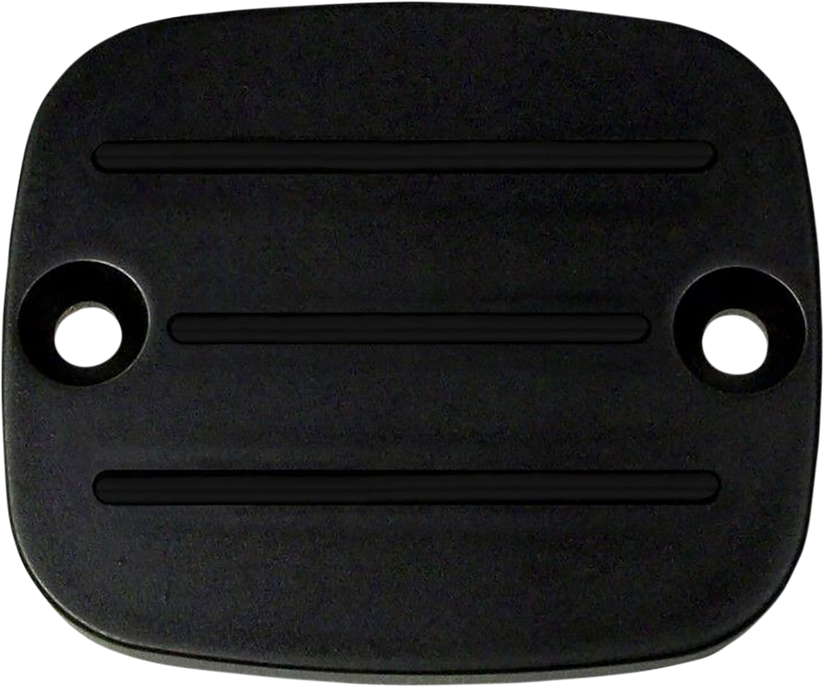 ACCUTRONIX Master Cylinder Cover with Milled Lines - Black C122-MB