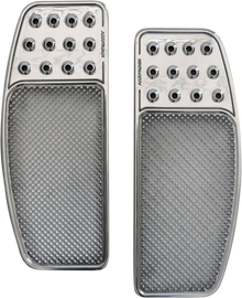 ACCUTRONIX Front Floorboards - Original - Chrome - Knurled - FL FBF01-KDOC