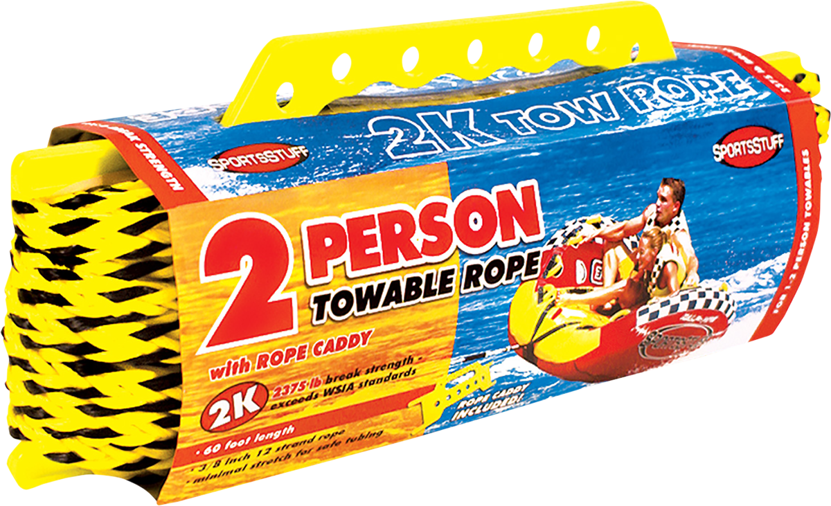 AIRHEAD SPORTS GROUP Rope - Towable - 2 Rider - Yellow 57-1522