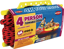 AIRHEAD SPORTS GROUP Rope - Towable - 4 Rider - Red 57-1532