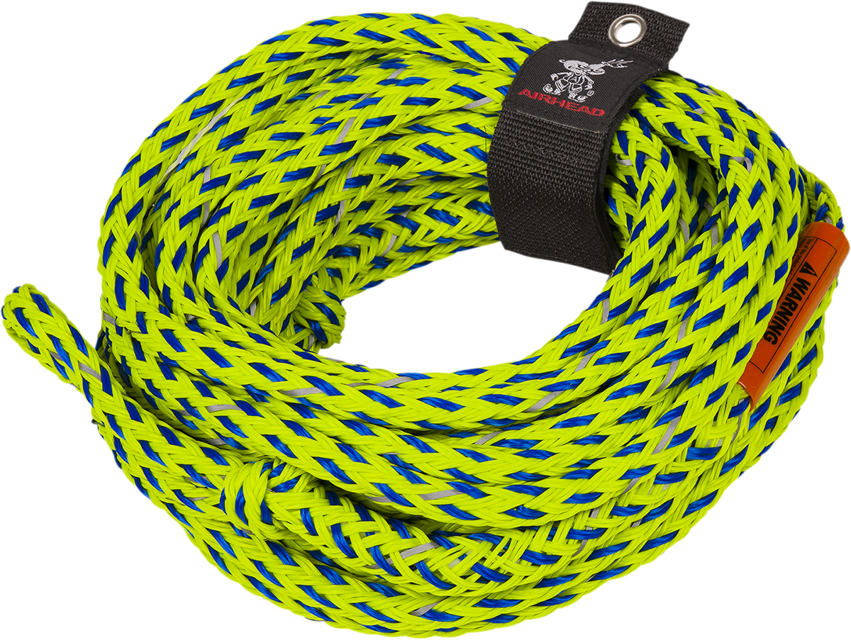 AIRHEAD SPORTS GROUP Rope - Tow - Reflective Green - 4 Rider - 60' AHTR-04S