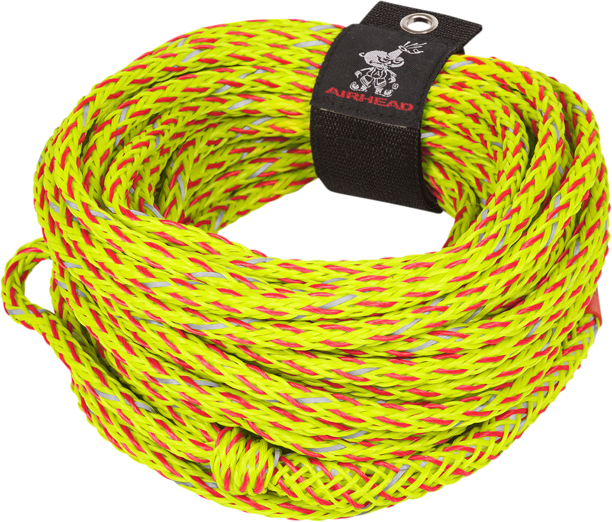 AIRHEAD SPORTS GROUP Rope - Tow - Reflective Yellow - 2 Rider - 60' AHTR-02S