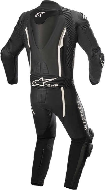 ALPINESTARS Missile v2 1-Piece Leather Suit - Black/White - US 48 / EU 58 3150122-12-58