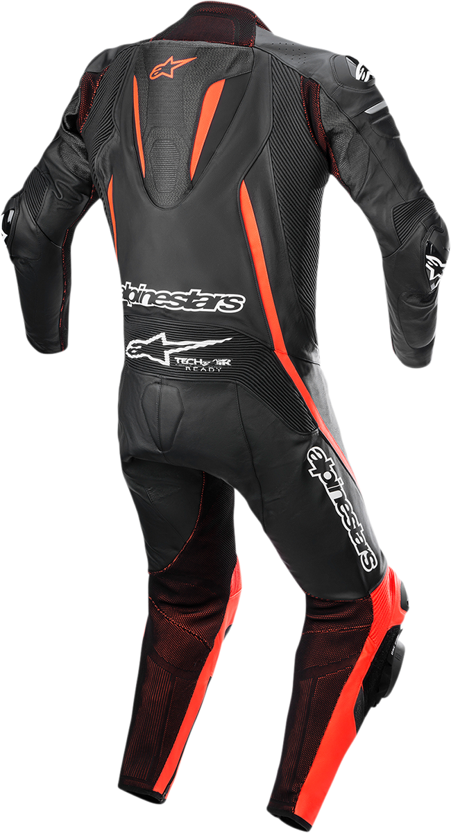 ALPINESTARS Fusion 1-Piece Suit - Black/Red Fluo - US 48 / EU 58 3153022-1030-58