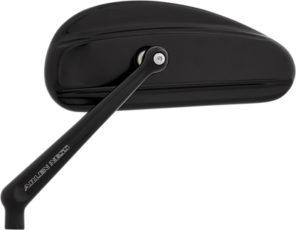 ARLEN NESS Mirrors - Downdraft - Side View - Elongated - Black 510-026