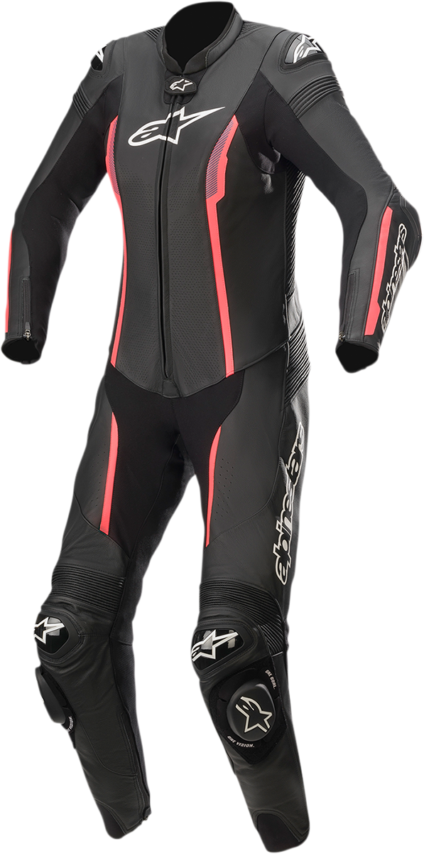 ALPINESTARS Stella Missile v2 1-Piece Leather Suit - Black/Pink - US 2 / EU 38 3180122-1838-38